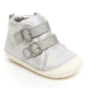 Stride Rite Unisex-Child Soft Motion Vera Ankle Boot / GRAY Toddler 3W